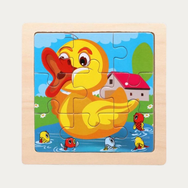 Puzzle Montessori Animaux en Bois