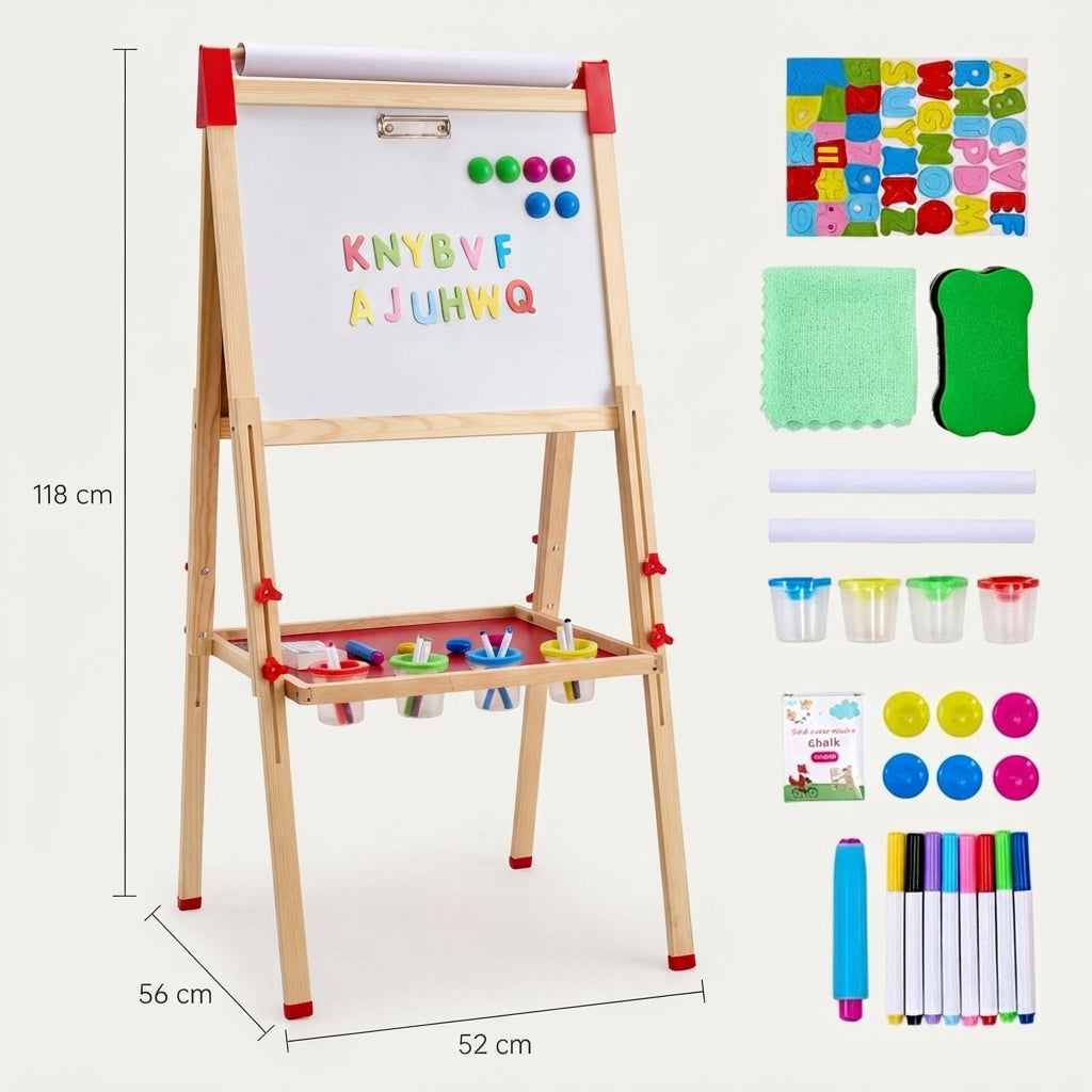 Tableau Montessori Double Face en Bois