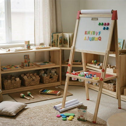 Tableau Montessori Double Face en Bois