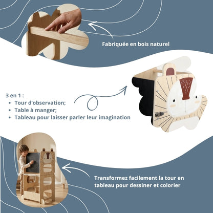 Tour d'observation Montessori 3 en 1