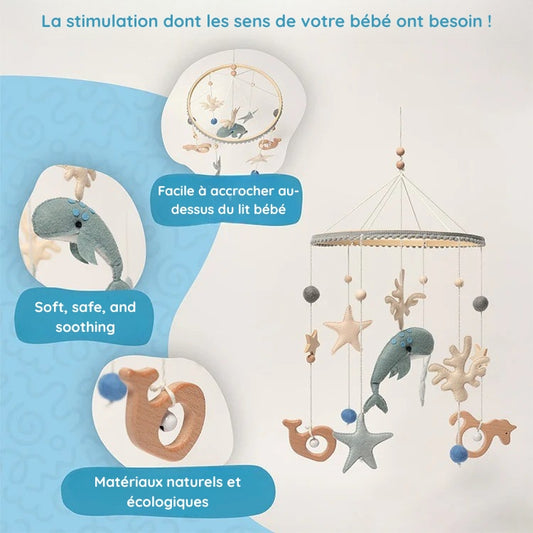 Mobile Montessori sur la vie marine