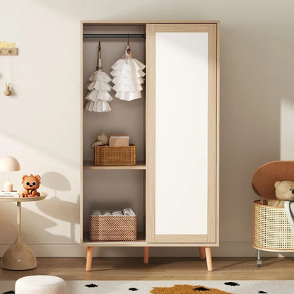 Armoire enfant avec portes coulissantes Tilda Kids