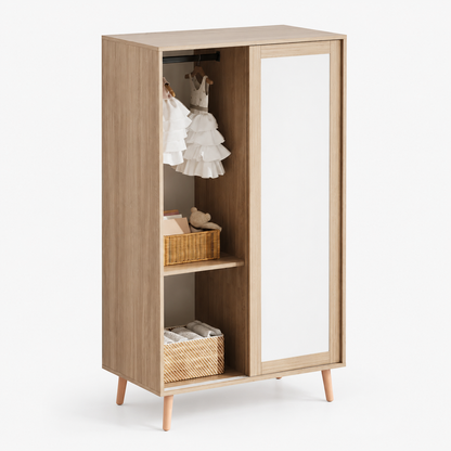 Armoire enfant avec portes coulissantes Tilda Kids