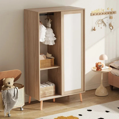 Armoire enfant avec portes coulissantes Tilda Kids