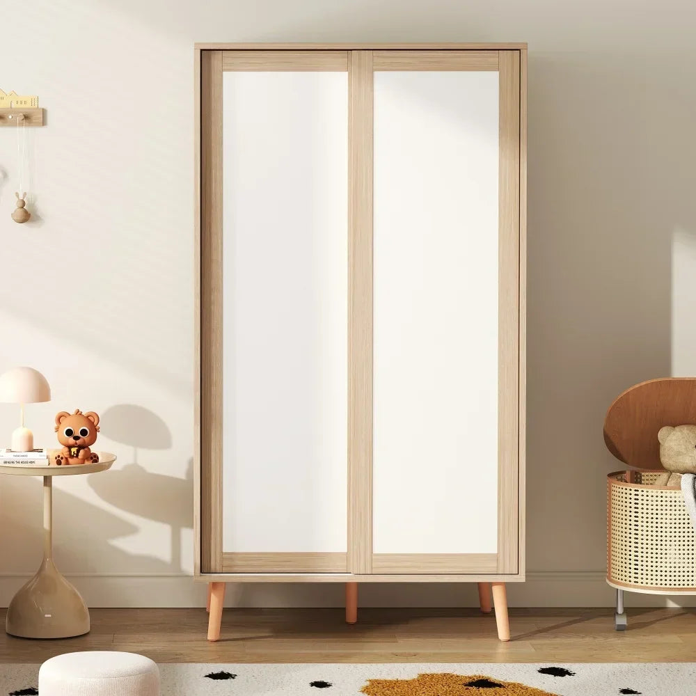 Armoire enfant avec portes coulissantes Tilda Kids