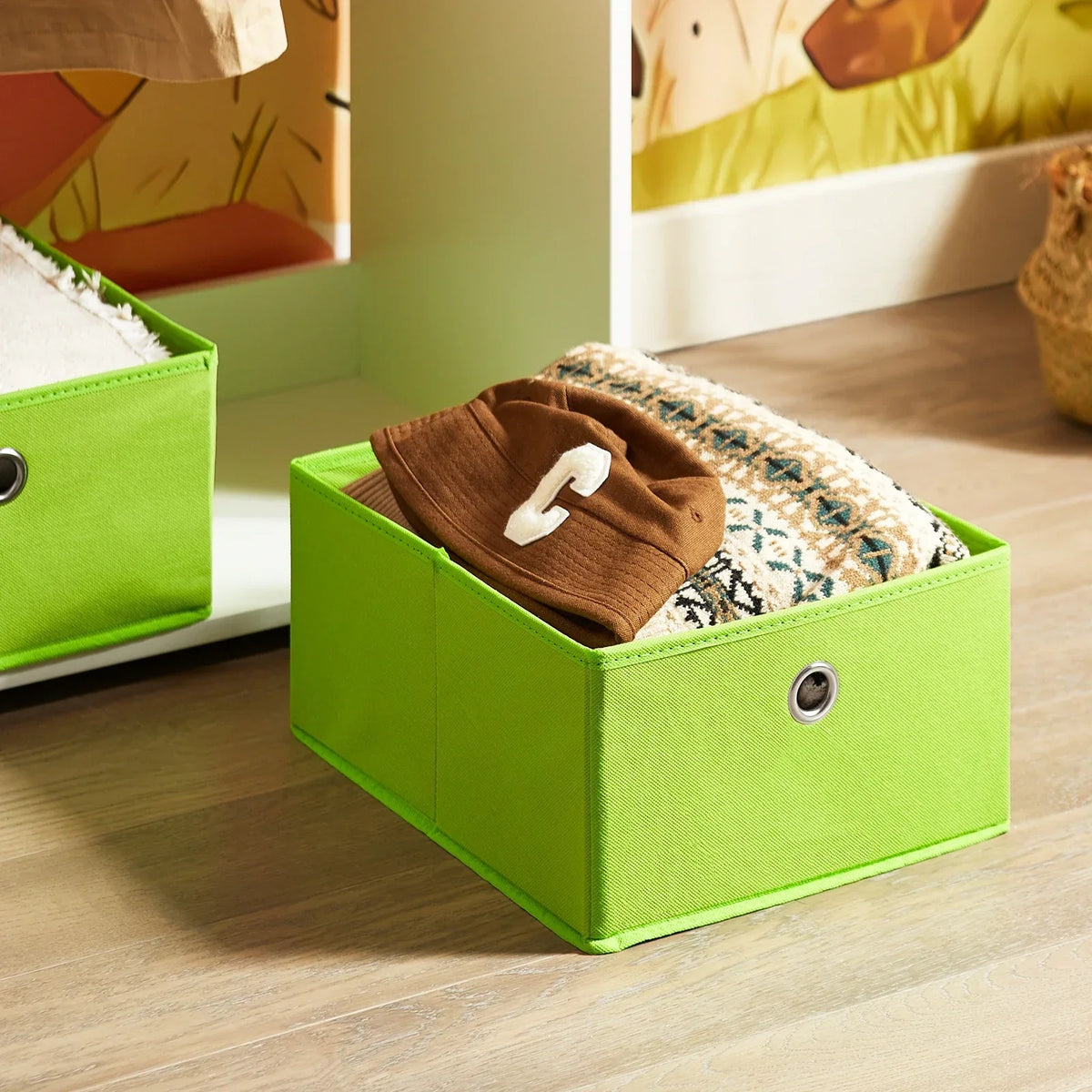 Armoire enfant ouverte avec bacs blanc Tilda Kids