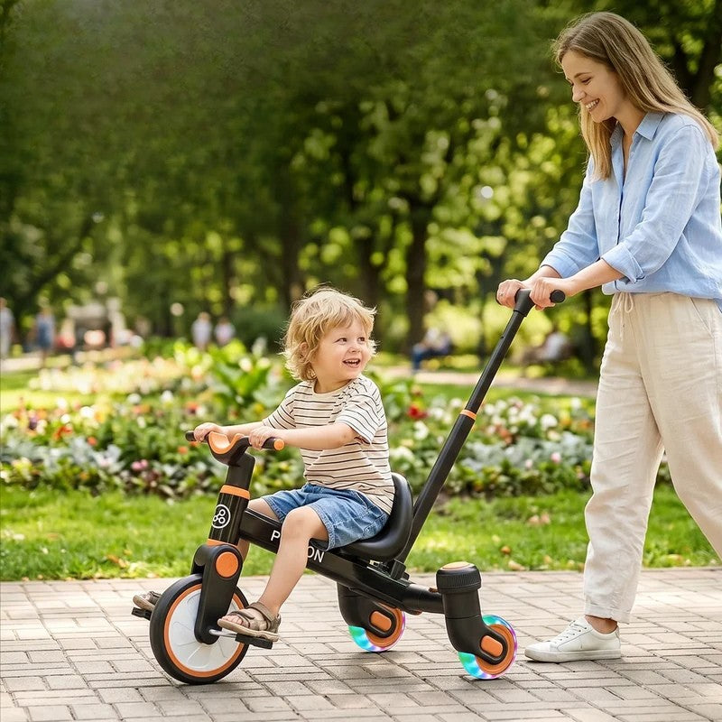 Tricycle Montessori à Poignée Parentale
