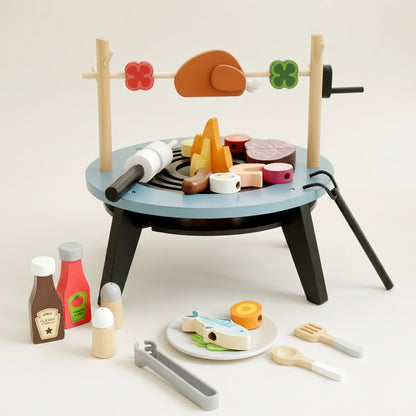 Barbecue Montessori en Bois
