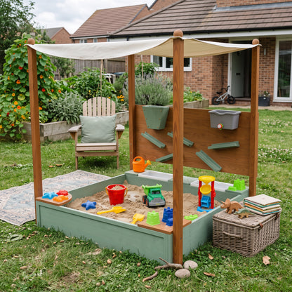 Bac à sable Montessori avec jeu d’eau