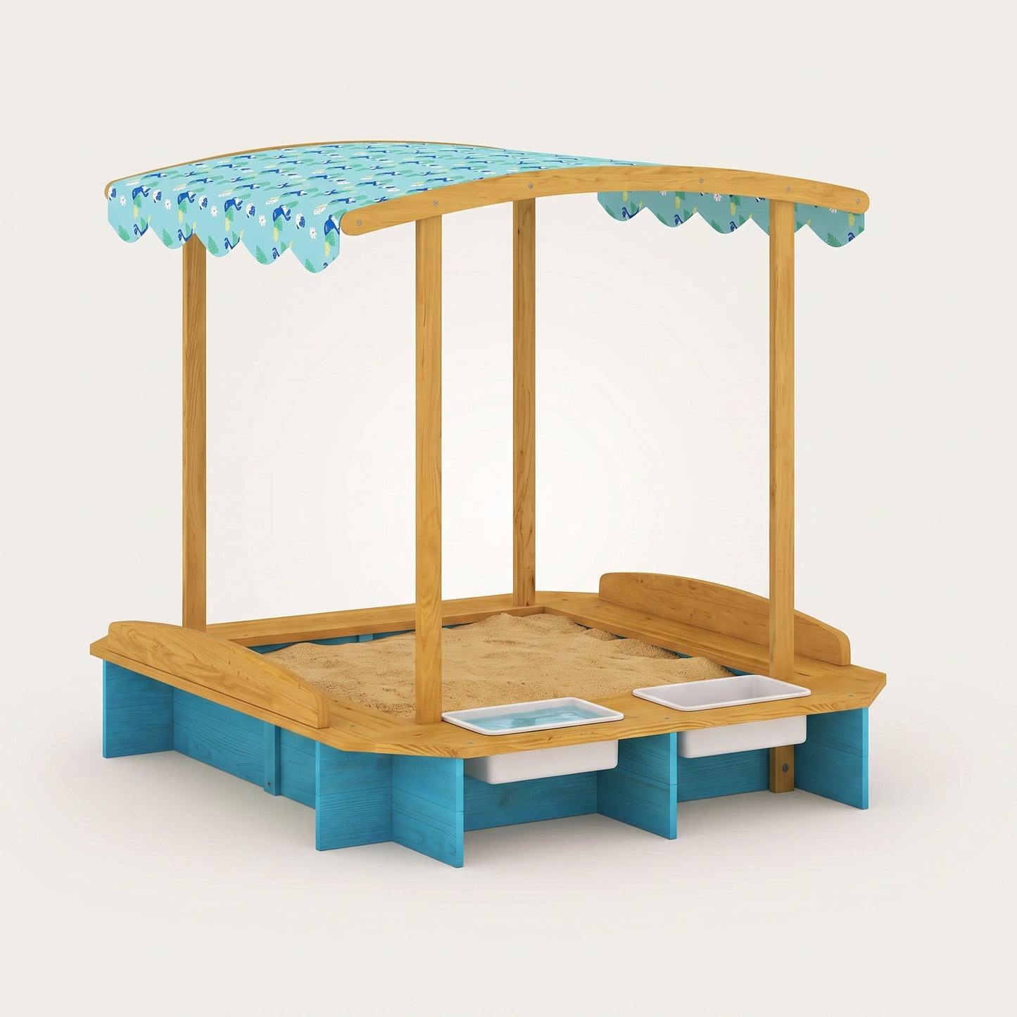 Bac à sable Montessori avec toit