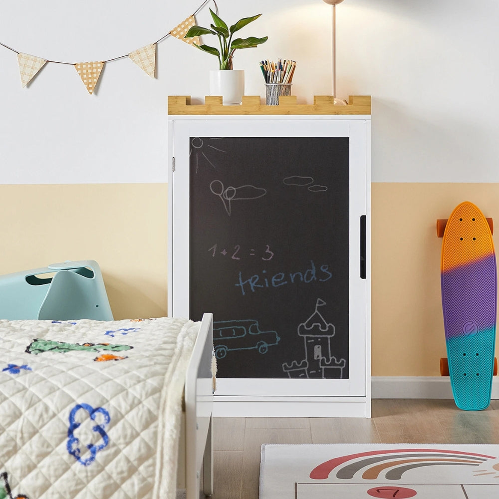Bibliothèque château enfant avec tableau pour craie Tilda Kids
