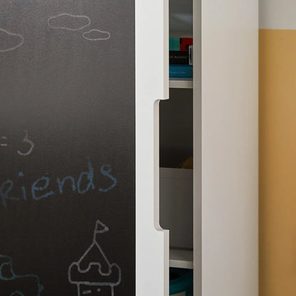 Bibliothèque château enfant avec tableau pour craie Tilda Kids