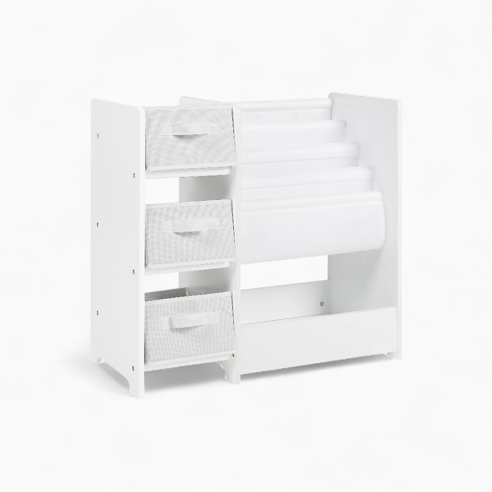 Bibliothèque enfant avec bacs de rangement pour jouets Tilda Kids
