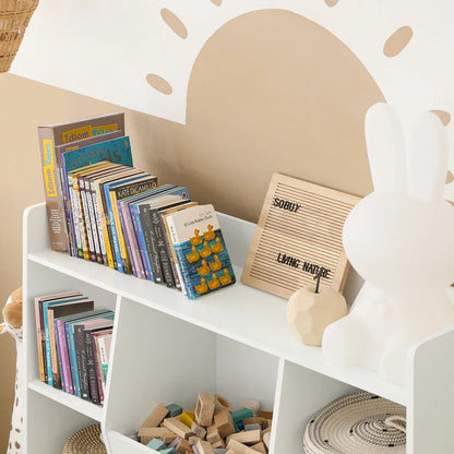 Bibliothèque enfant blanche 8 compartiments Tilda Kids