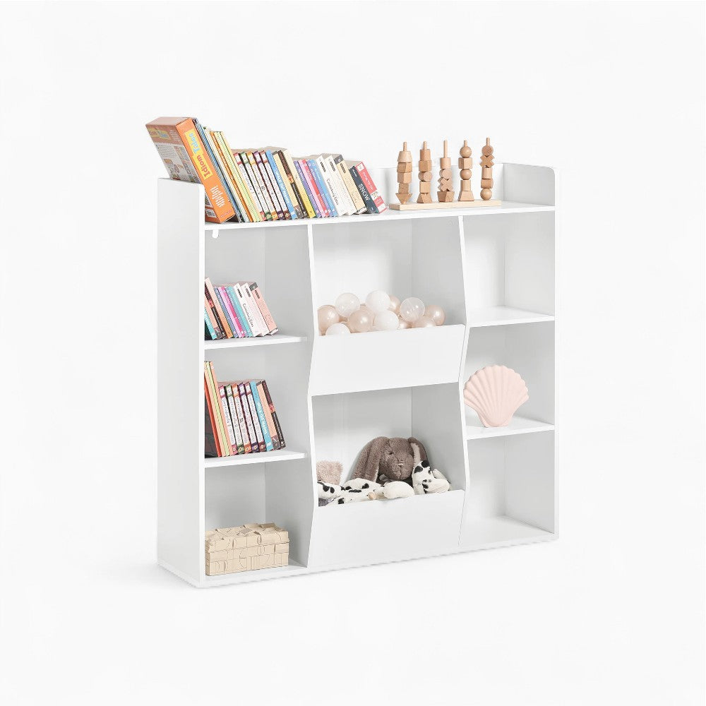 Bibliothèque enfant blanche 8 compartiments Tilda Kids