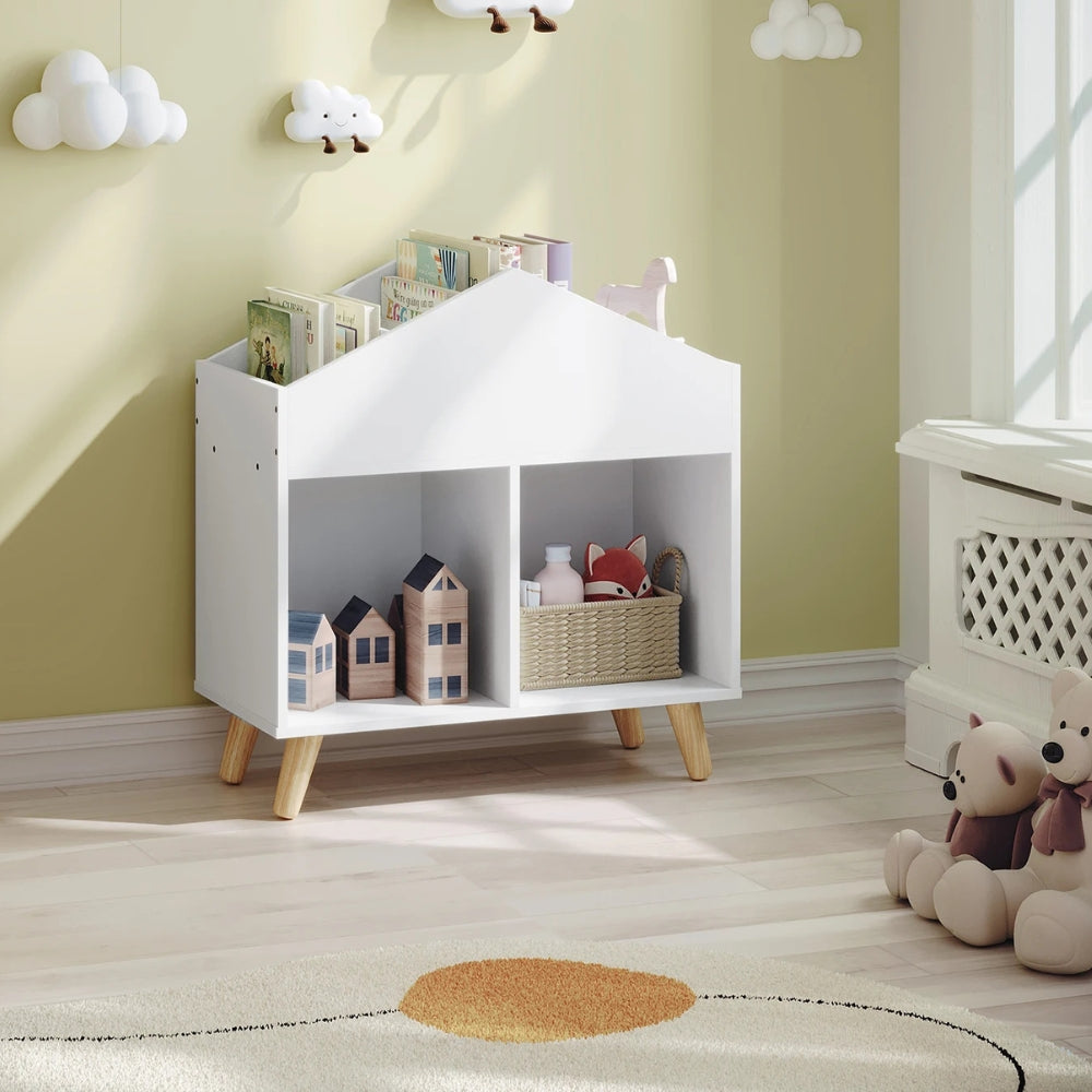 Bibliothèque enfant maison avec rangement ouvert Tilda Kids