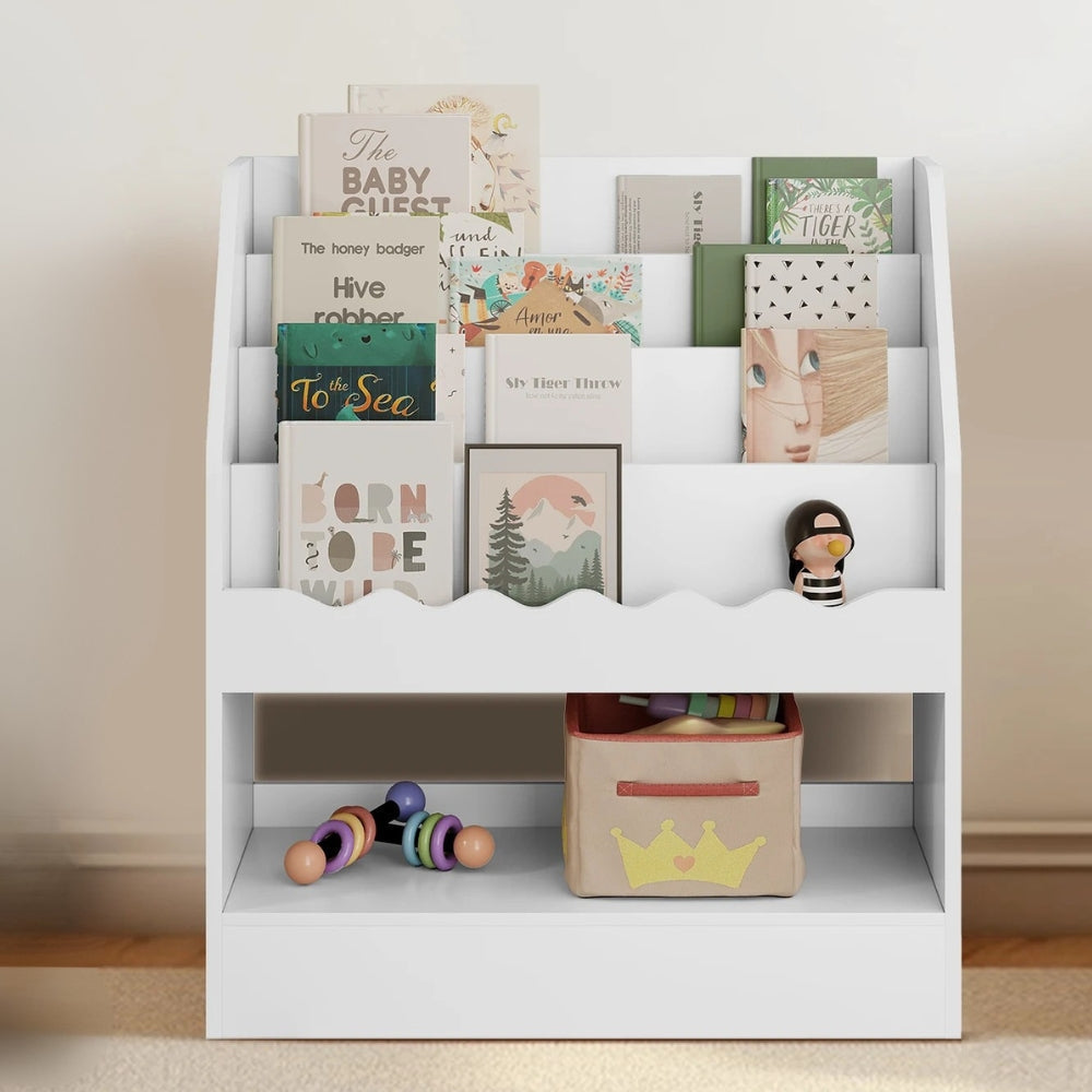 Bibliothèque enfant Montessori avec rangement Tilda Kids