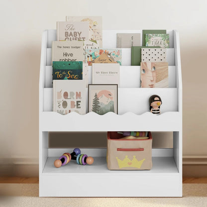 Bibliothèque enfant Montessori avec rangement Tilda Kids