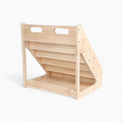 Bibliothèque Montessori enfant bois naturel Tilda Kids