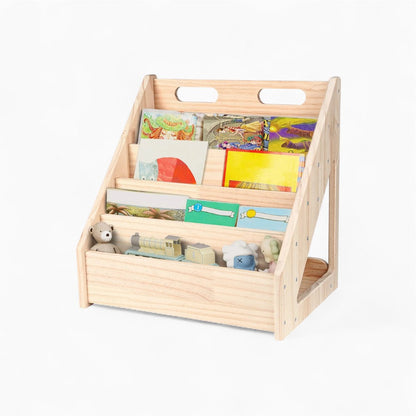 Bibliothèque Montessori enfant bois naturel Tilda Kids