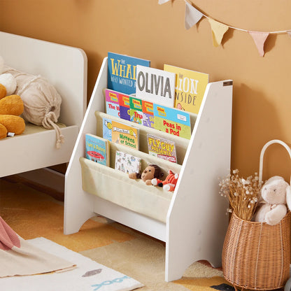 Bibliothèque murale enfant éventail 4 niveaux Lilla Kids