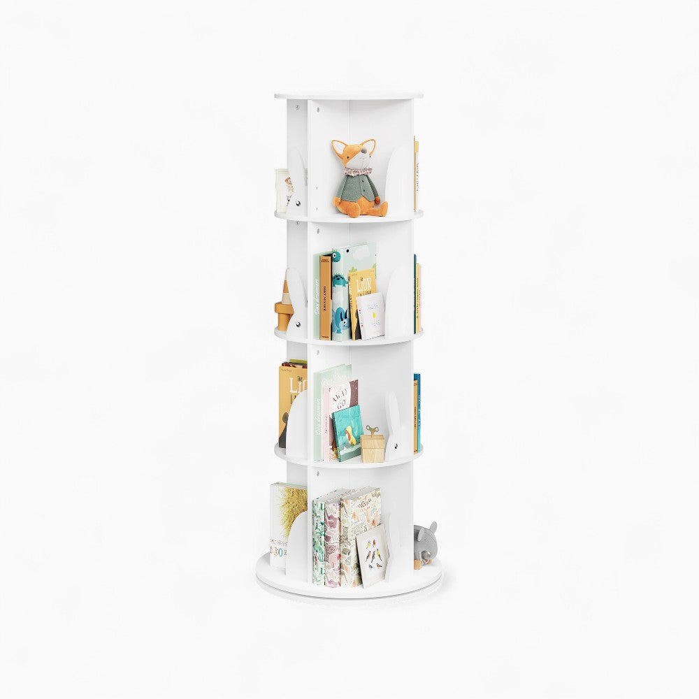 Bibliothèque rotative enfant 360° blanc Tilda Kids