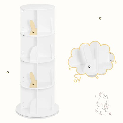 Bibliothèque rotative enfant 360° blanc Tilda Kids