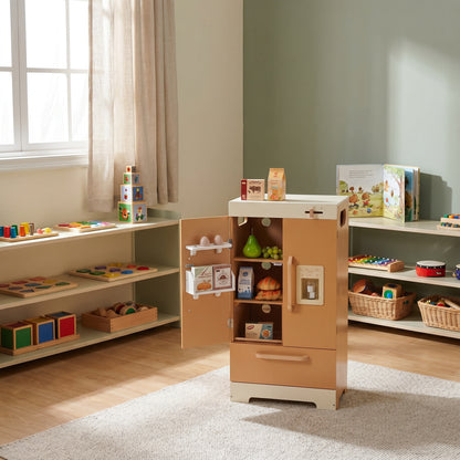 Meuble Montessori d’Imitation en Bois Multifonction pour Enfant