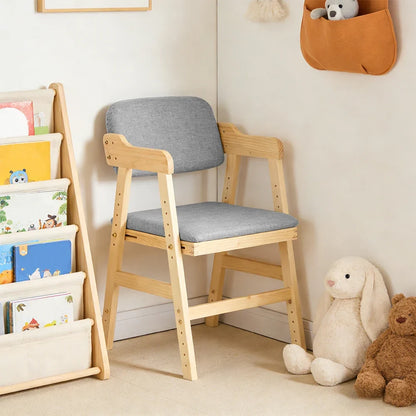 Chaise haute évolutive en pin pour enfant Lilla Kids