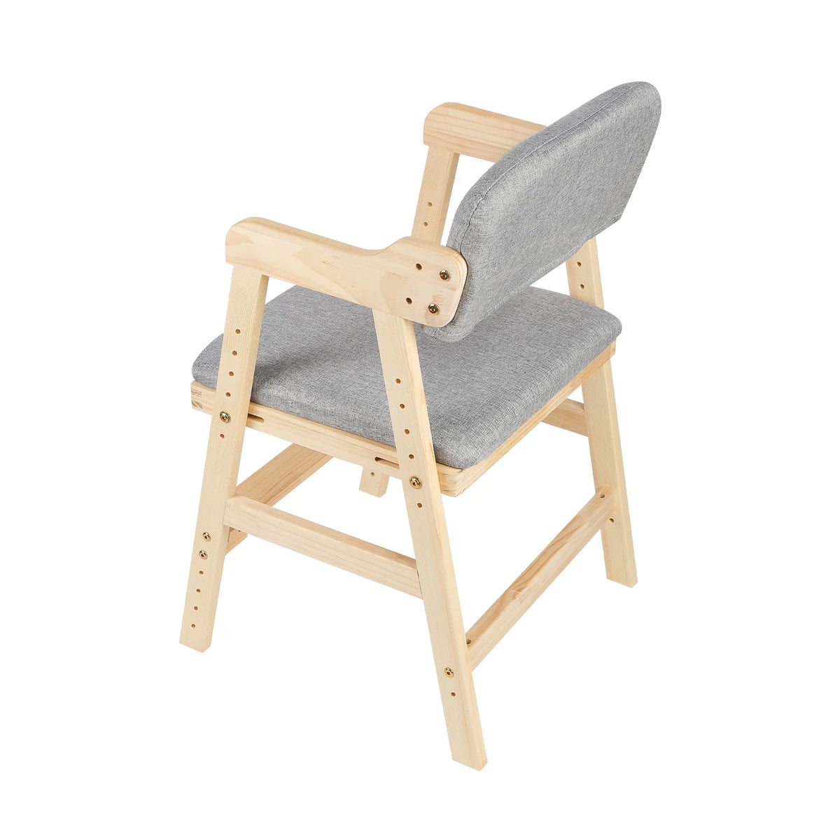 Chaise haute évolutive en pin pour enfant Lilla Kids