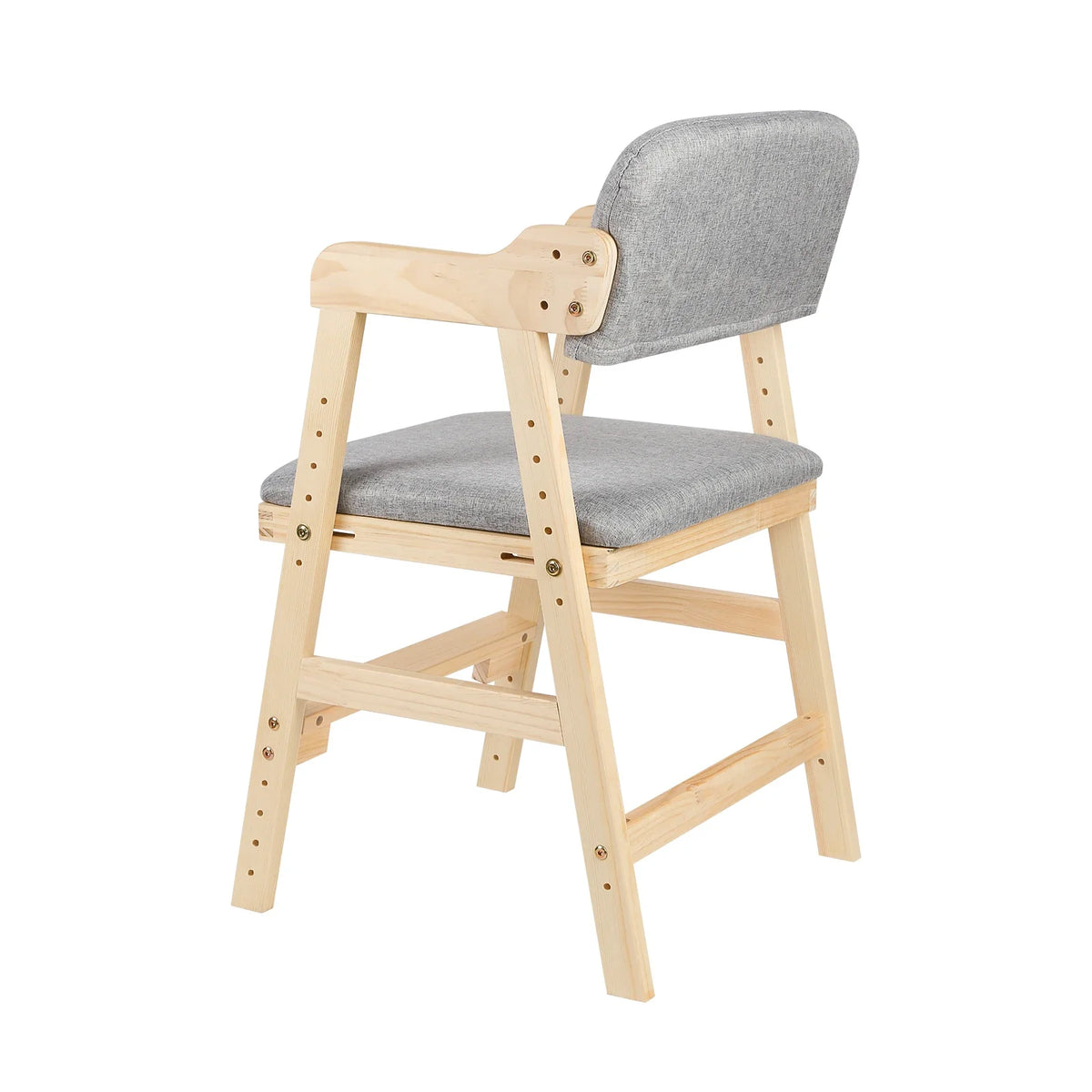 Chaise haute évolutive en pin pour enfant Lilla Kids