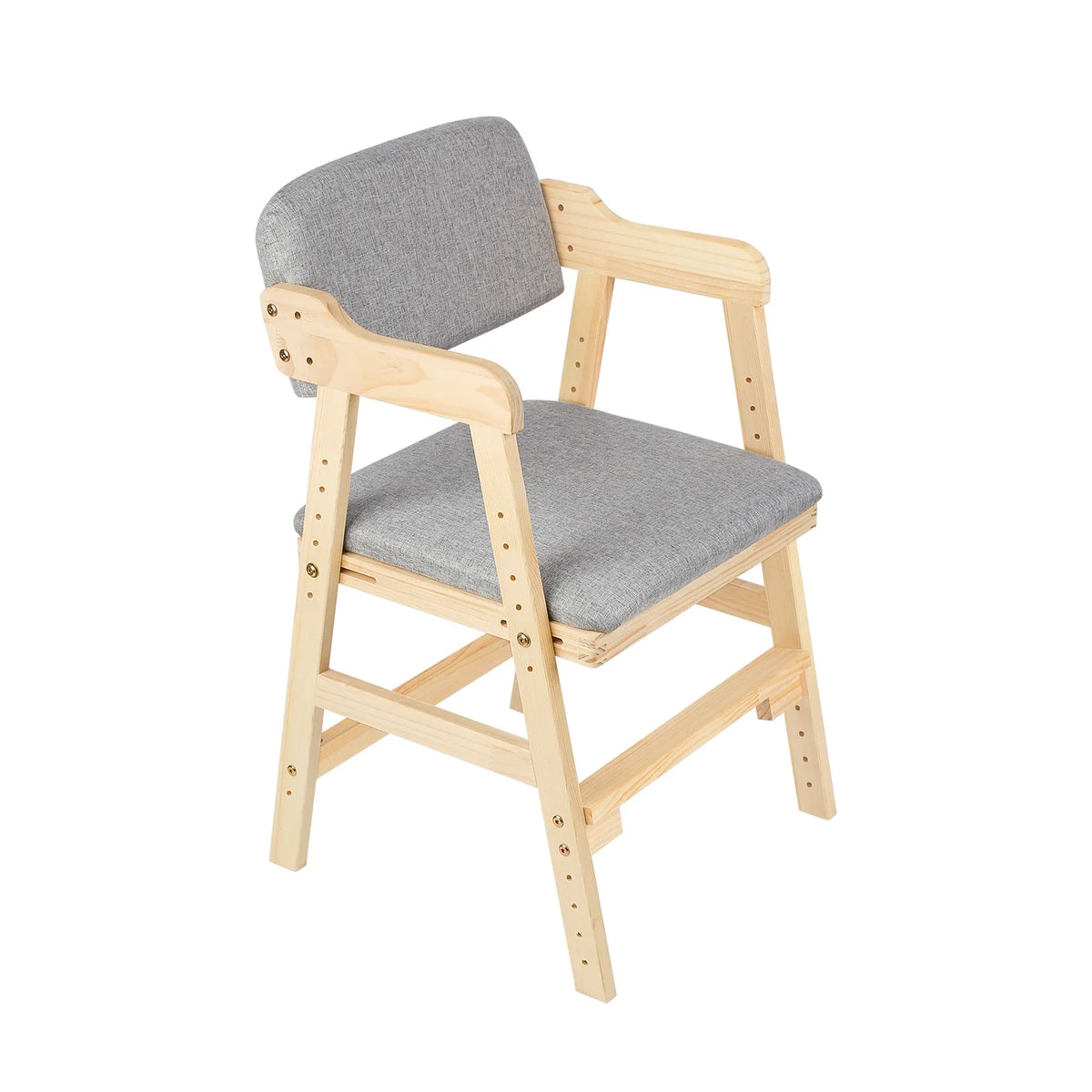 Chaise haute évolutive en pin pour enfant Lilla Kids