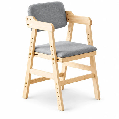 Chaise haute évolutive en pin pour enfant Lilla Kids