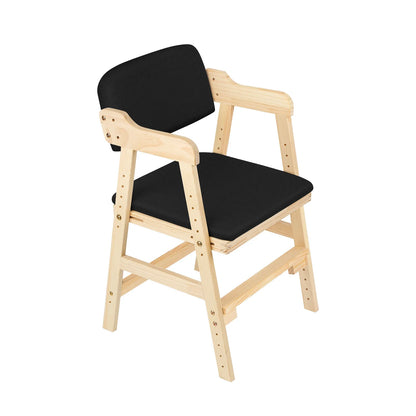 Chaise haute évolutive en pin pour enfant Lilla Kids