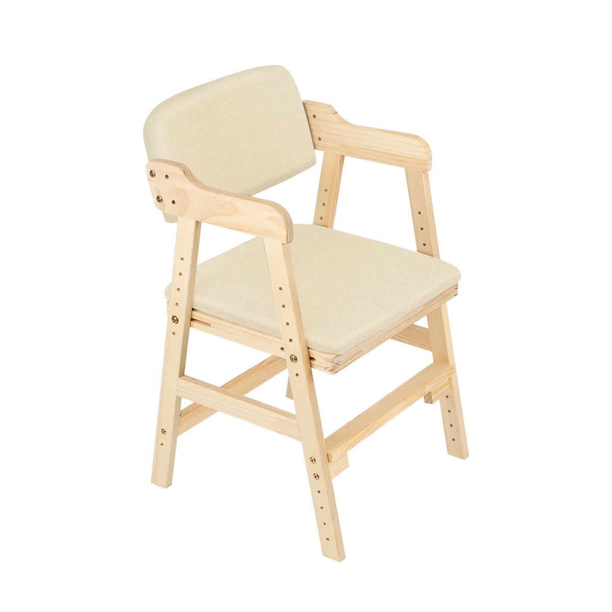 Chaise haute évolutive en pin pour enfant Lilla Kids