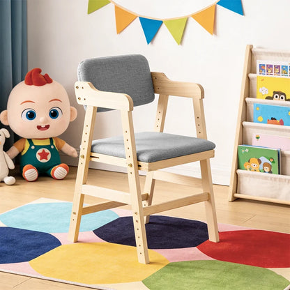 Chaise haute évolutive en pin pour enfant Lilla Kids