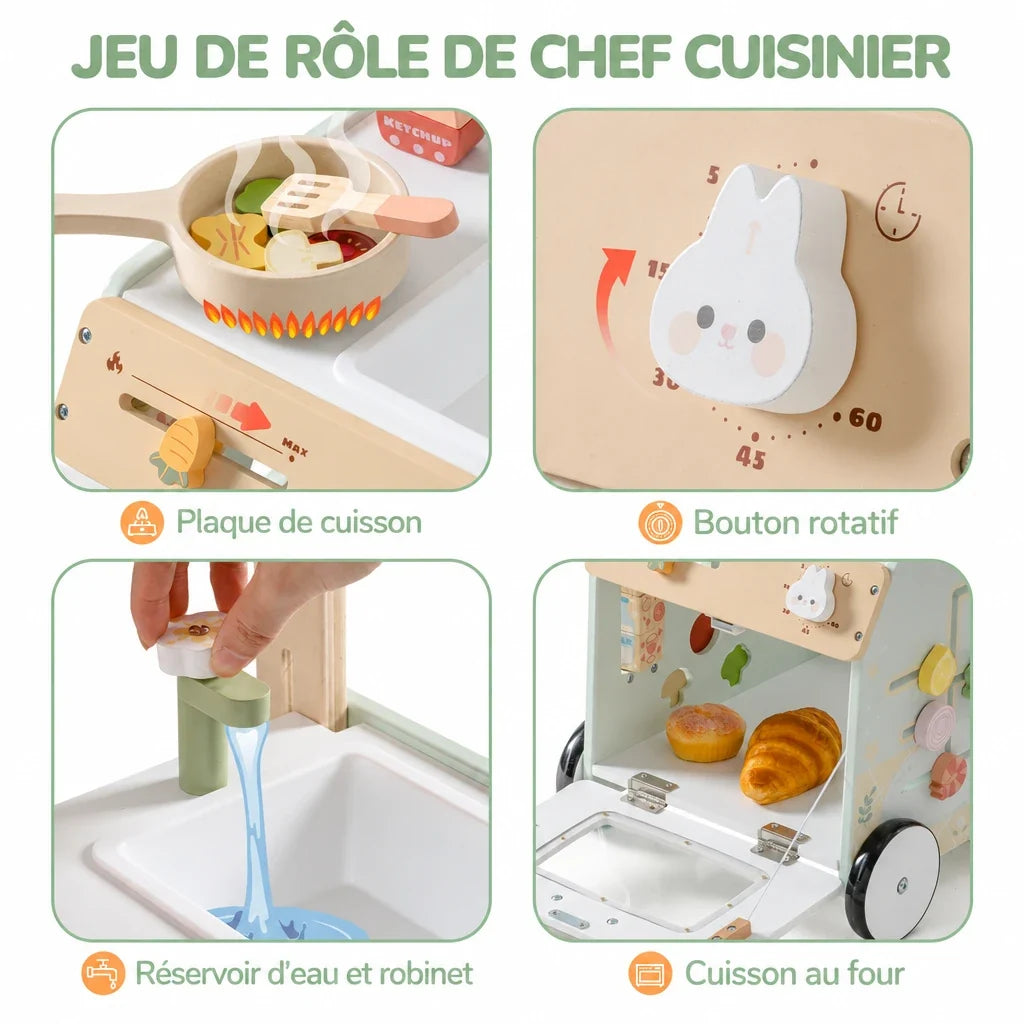 Chariot de marche évolutif réglable en hauteur Lilla Kids
