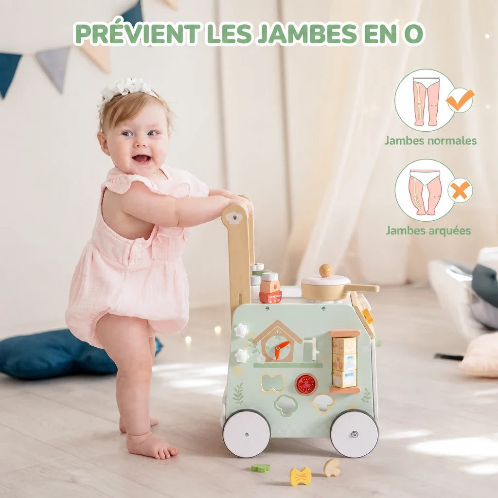 Chariot de marche évolutif réglable en hauteur Lilla Kids