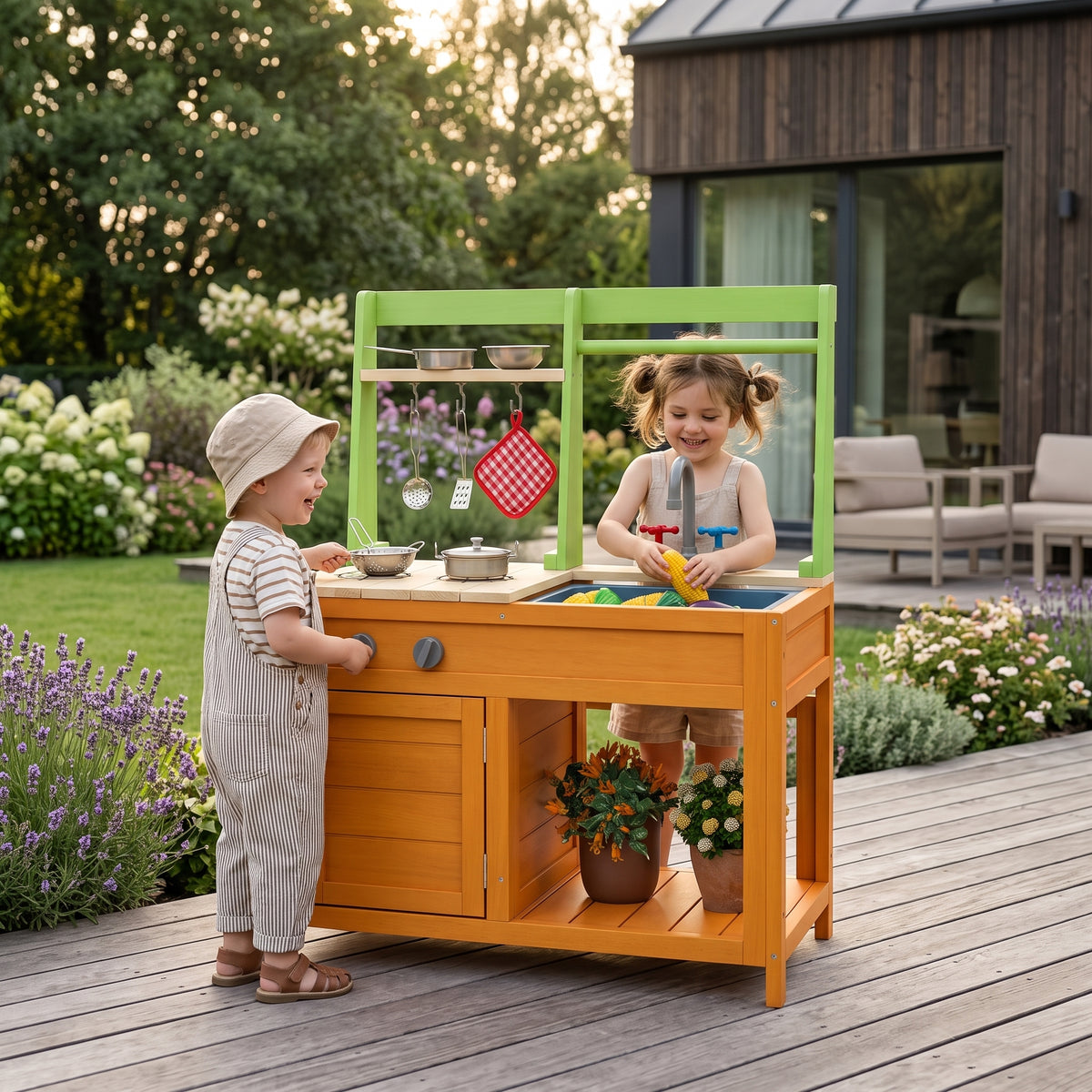 Cuisine d'extérieur Montessori