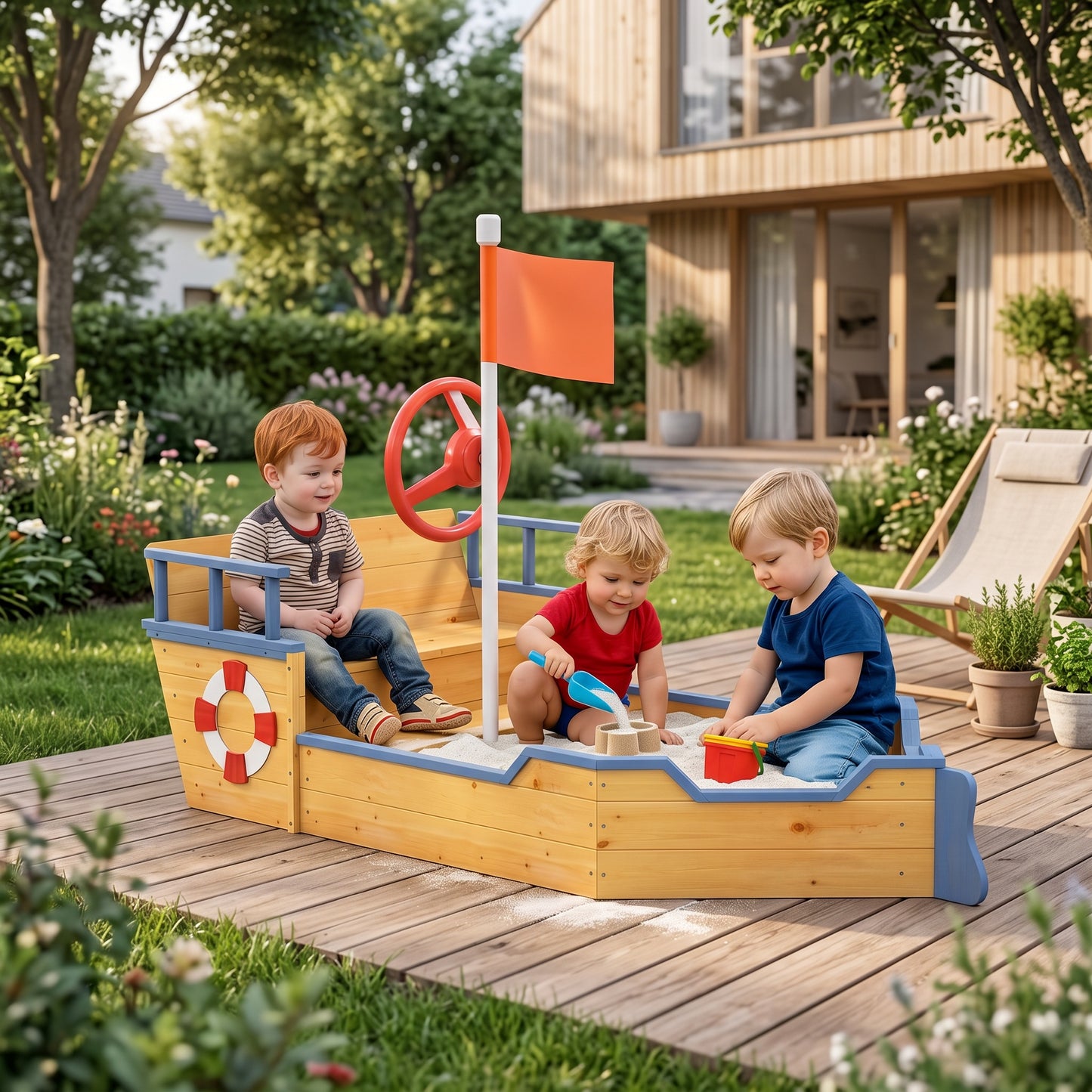 Bateau Bac à Sable Montessori