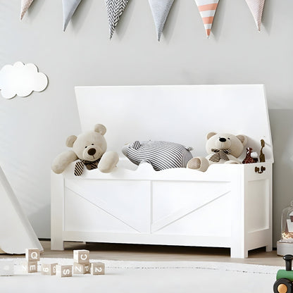 Coffre à jouets en bois avec rangement Tilda Kids