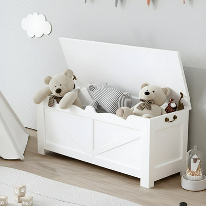 Coffre à jouets en bois avec rangement Tilda Kids
