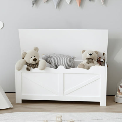 Coffre à jouets en bois avec rangement Tilda Kids