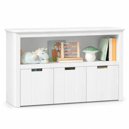 Commode à jouets enfant 3 tiroirs à roulettes Lilla Kids
