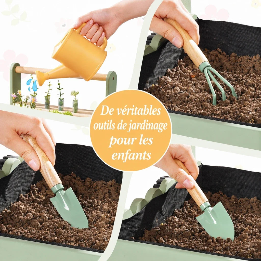 Cuisine enfant de jardin avec outils de jardinage Lilla Kids