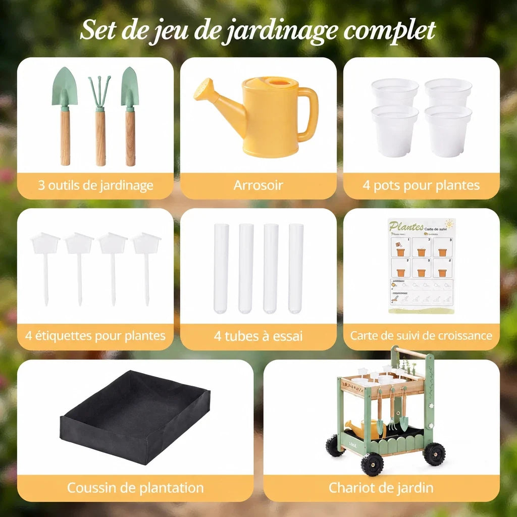Cuisine enfant de jardin avec outils de jardinage Lilla Kids