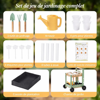 Cuisine enfant de jardin avec outils de jardinage Lilla Kids