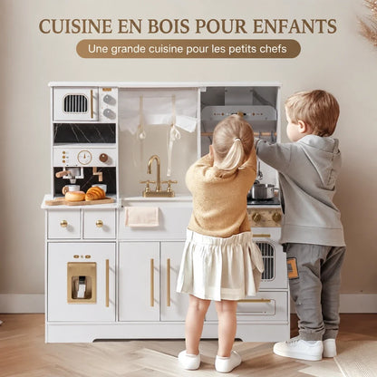 Cuisine enfant en bois avec accessoires réalistes Lilla Kids