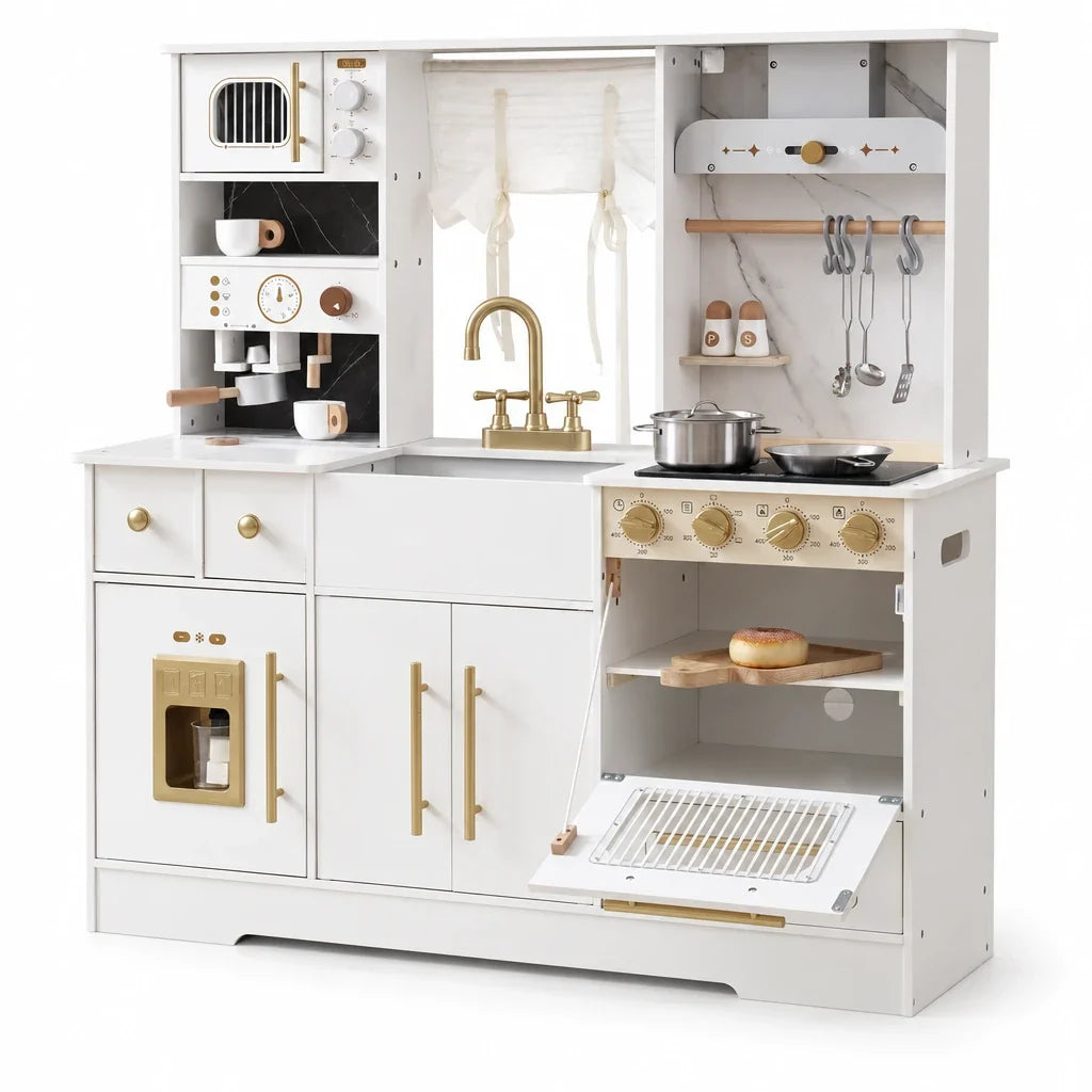 Cuisine enfant en bois avec accessoires réalistes Lilla Kids