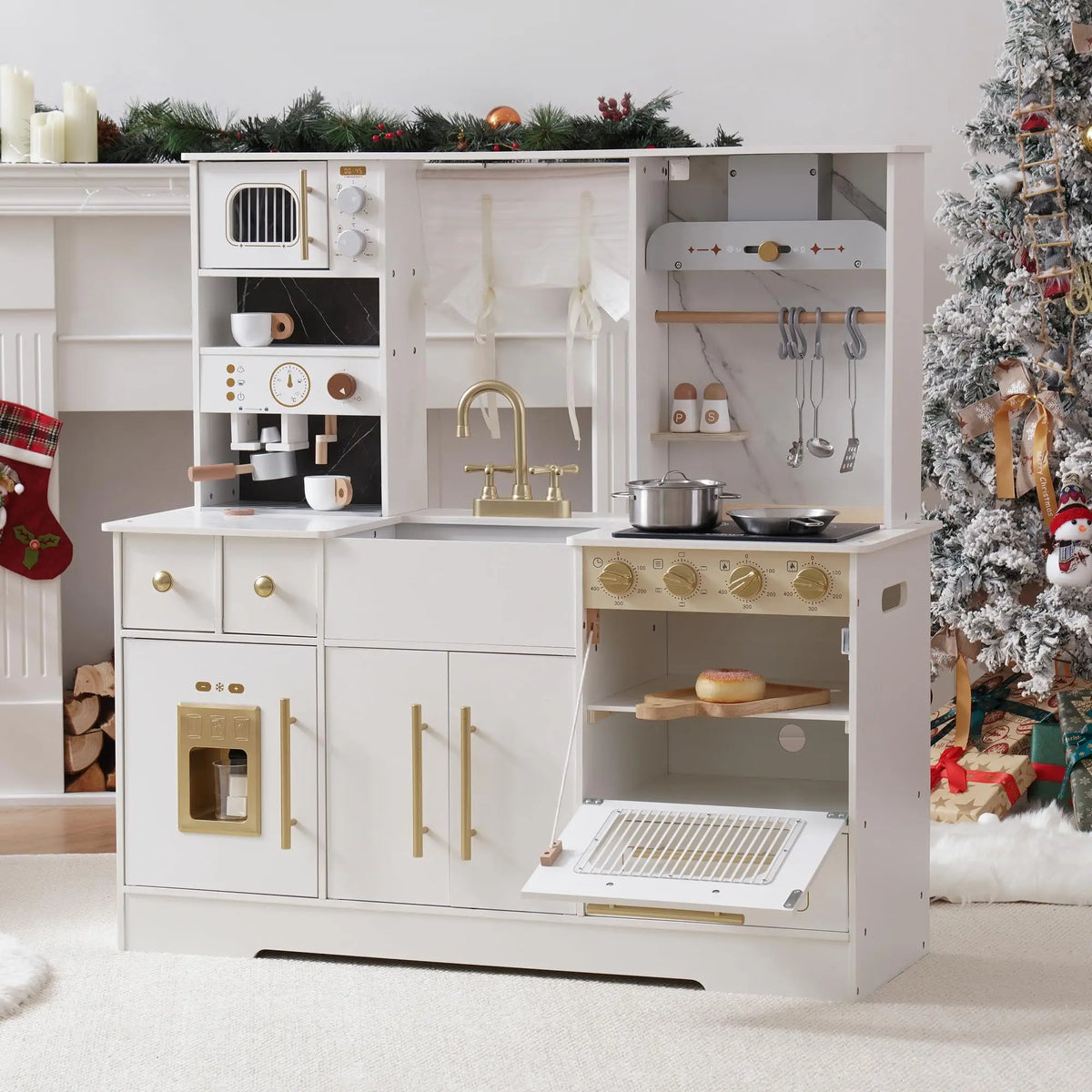 Cuisine enfant en bois avec accessoires réalistes Lilla Kids